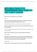  NCTI FIELD TECH 2 TO 3 PROGRESSION FINAL EXAM 2023 100% CORRECT ANSWERS