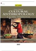 Cultural Anthropology A Global Perspective 9th Edition by Raymond R Scupin  - Complete, Elaborated and Latest(Test Bank) ALL Chapters included updated for 2023