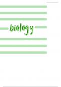 BIOLOGY Cambridge IGCSE 0654 Coordinated Sciences Digital Written Notes 2023
