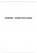SCW2601 - EXAM PACK (2022), University of South Africa (Unisa)
