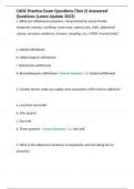 CADC Practice Exam Questions &lpar;Test 2&rpar; Answered Questions &lpar;Latest Update 2023&rpar;