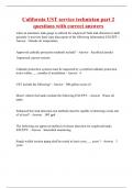 California UST service technician part 2 questions with correct answers