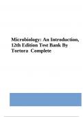 Test Bank - Microbiology: An Introduction, 14th Edition (Tortora, 2024), Chapter 1-28 | All Chapters