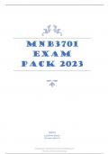MNB3701 EXAM PACK 2023