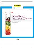 COMPLETE Elaborated Test Bank for Medical Nutrition Therapy A Case Study Approach 6Ed. by Marcia Nelms Kristen Roberts
