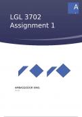 LGL3702 Assignment 1
