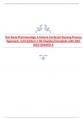 Test Bank Pharmacology A Patient-Centered Nursing Process Approach, 11th Edition 1-58 Chapters
