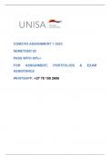 COM3703 ASSIGNMENT 01 2023 SEMESTER 02 - UNISA - ALL QUESTIONS ANSWERED PASS WITH 80%+