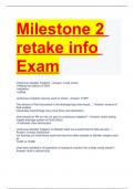 MILESTONE 2 RETAKE EXAM 2023 COMPLETE STUDYGUID