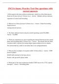JNCIA-Junos&colon; Practice Test One questions with correct answers