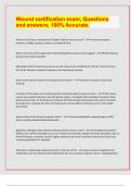 Wound certification exam&comma; Questions and answers&comma; 100&percnt; Accurate&period;