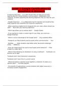 Level 1 Google Certification&sol;62 Questions & Answers