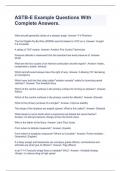 ASTB-E Example Questions With Complete Answers&period;