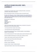 ASTB-E EXAM SOLVED 100&percnt; CORRECT