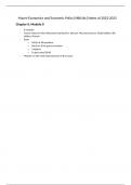Class notes Macro economics and Economic Policy (HBA16C)  Macroeconomics, Global Edition