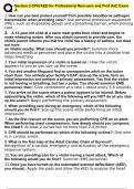 Section 2-CPR&sol;AED for Professional Rescuers and First Aid&colon; Exam A questions and answers latest 2023 - 2024 &lbrack;100&percnt; correct answers&rsqb;