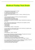 Medical Fisdap Test Exam