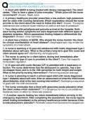 HESI MILESTONE 2 PRACTICE QUESTION AND ANSWERS LATEST 2023-2024