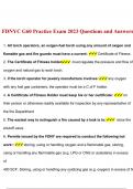 FDNYC G60 Practice Exam 2023 Questions and Answers.