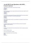 Asvab 2023 Exam Questions with 100&percnt; Correct Answers 