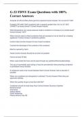 G-22 FDNY Exam Questions with 100&percnt; Correct Answers 