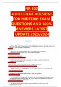 NR 602 4 DIFFERENT VERSIONS  FOR MIDTERM EXAM  QUESTIONS AND 100%  ANSWERS LATEST UPDATE 2023/2024