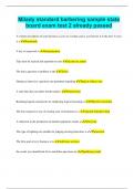 Milady standard barbering sample state board exam test 2 already passed