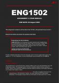 Eng1502 Assignment 3 (Year Module) - Due: 22 August 2023