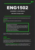 Eng1502 Assignment 3 - Due 22 August 2023