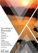Thomas More - African Business Topics - Paper Botswana