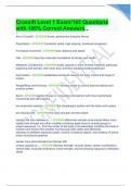 Bundle of Crossift Level 1 Exam&sol;Questions with 100&percnt; Correct Answers