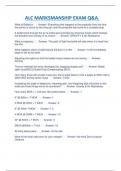 ALC MARKSMANSHIP EXAM Q&A 100&percnt; VERIFIED&period;