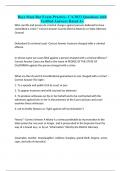 Boys State Bar Exam Practice- CA&sol;2023 Questions with Verified Answers Rated A&plus;