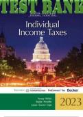 TEST BANK for South-Western Federal Taxation 2023: Individual Income Taxes 46th Edition by James Young, Annette Nellen, William Raabe, Mark Persellin, Sharon Lassar & Andrew D. Cuccia. ISBN-13 978-0357719824. (Complete 20 Chapters)