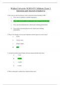NURS 6551 Midterm Exam 3. Questions and Answers (Graded A).