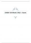 CHEM 120 Week 4 DQ 1– Gases.