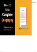 Class 10th geography notes