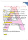 NR-602 Midterm Exam Latest Exam 2023-2024 Correct Questions And Answers 