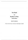 Test Bank For Rockin' In Time 9th Edition All Chapters - 9780137556786