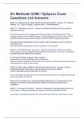Air Methods  Exam Bundle