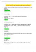 NASM Real Exam Questions & Answers&comma; Rated A&period;