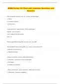 AORN Periop 101 Final with complete Questions and 100&percnt; verified answers&period;