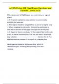 AORN Periop 101 Final Exam Questions and Answers &lpar; latest 2023&rpar; 