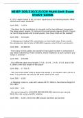 NEIEP 305&sol;310&sol;315&sol;320 Multi-Unit Exam STUDY GUIDE