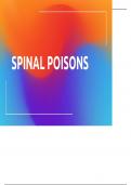 FORENSIC MEDICINE AND TOXICOLOGY SPINAL POISON (NUX VOMICA POISONING)