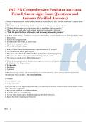 VATI PN Comprehensive Predictor 2023-2024  Form B Green Light Exam Questions and  Answers &lpar;Verified Answers&rpar; 