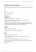 ntr 241 exam 1 review  Question and answers rated A&plus; 2023 
