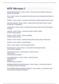 NTR 108 exam 1 Question and answers  correctly solved 2023