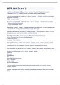 NTR 100 Exam Question and answers 100&percnt; correct  2023