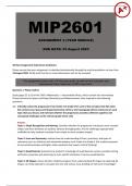 MIP2601 Assignment 4 (Answers) - Due: 23 August 2023